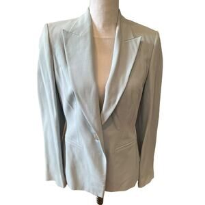 Marks & Spencer Autograph Collection Pale Blue Tailored Blazer 8